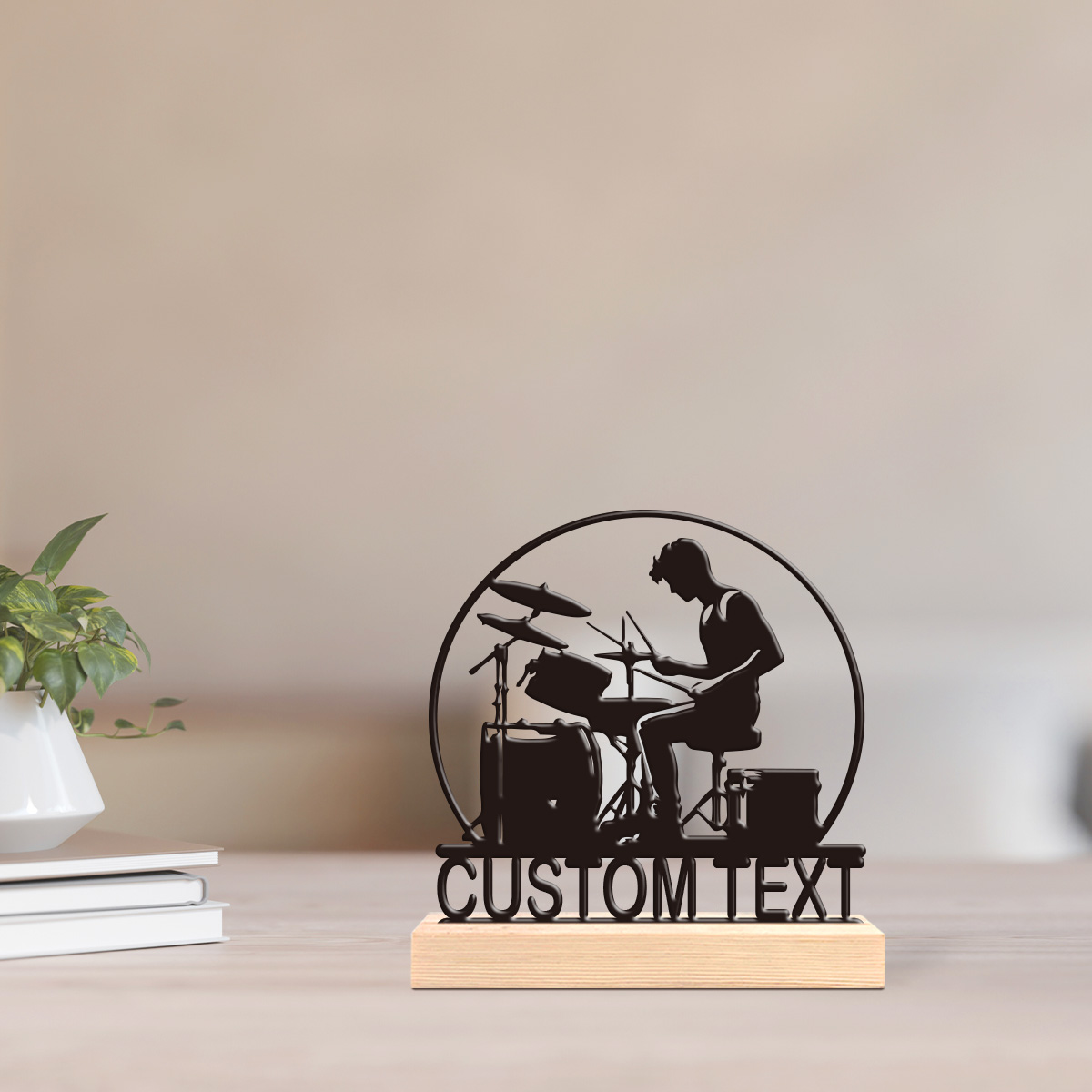 Baby Products Decoration - Statua in Metallo da Scrivania Personalizzabile