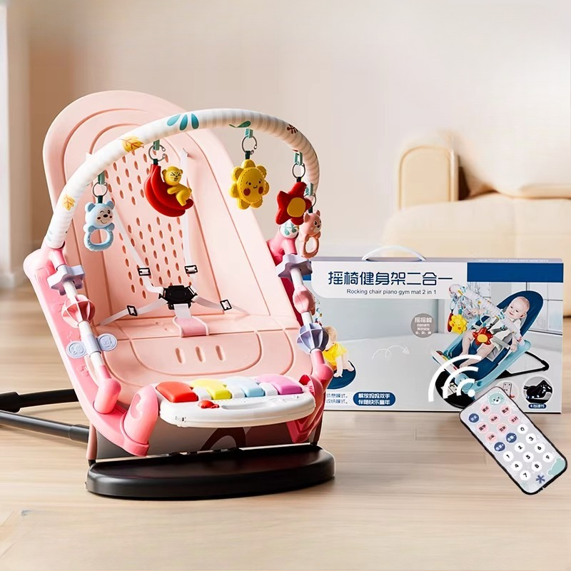 Baby Swing Bouncer - Sedia a Dondolo Elettrica 2 in
