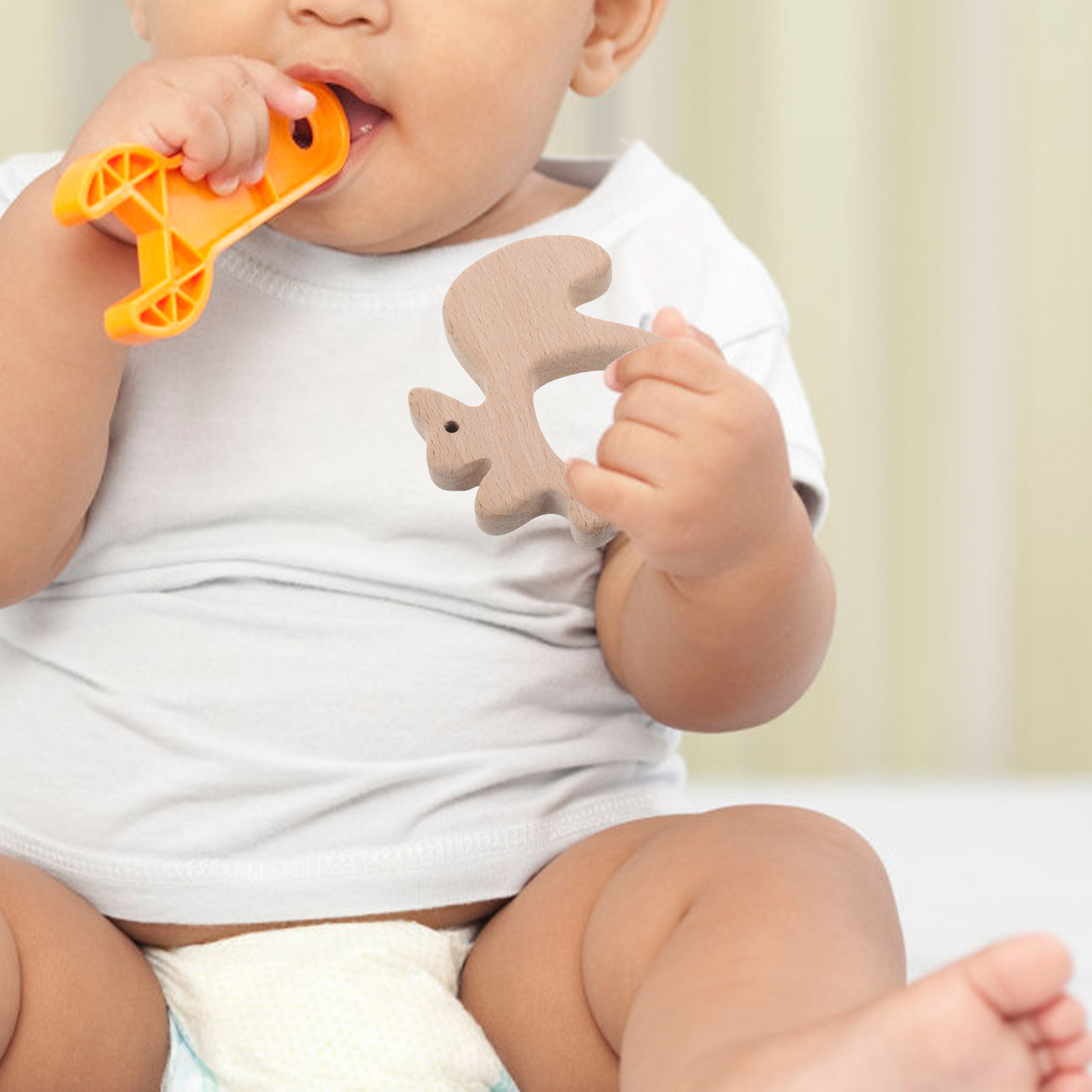 Baby Products Natural - Ciondolo da masticare a forma di