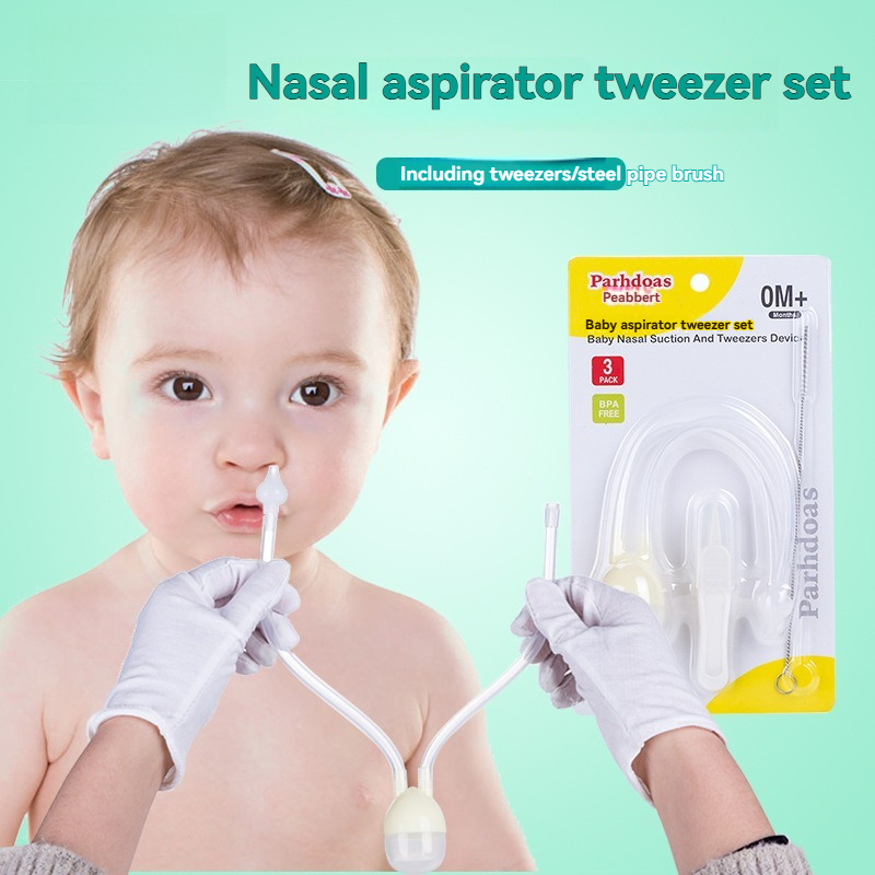 Baby Products Kit Set - Set di pinzette per aspiratore nasale