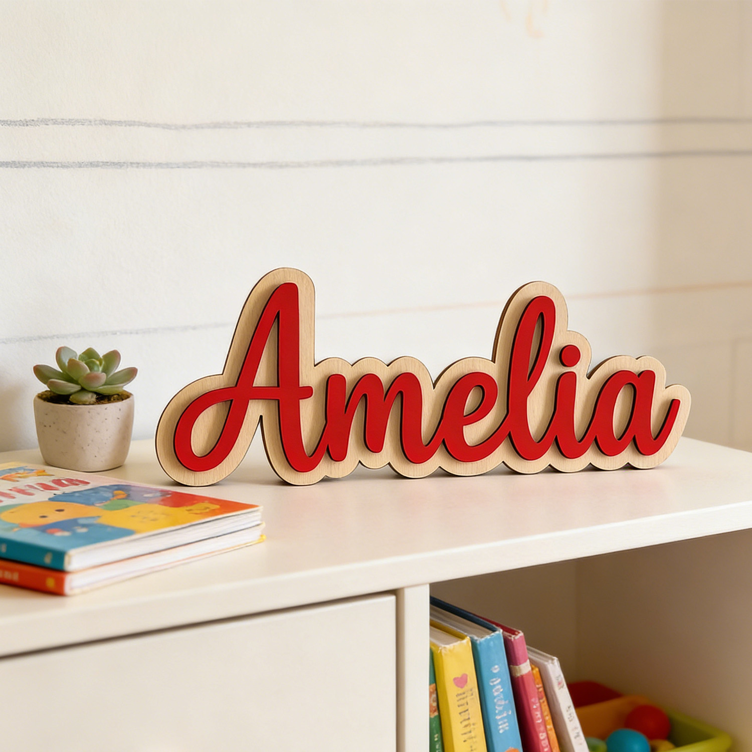 1 Pezzo Targa in Legno Persona - Baby Products Decoration recensione e prezzo